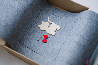 Felt Wall Hanging – DIY Mobile Phone Organizer (6 pockets + decorative elements)