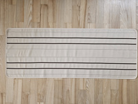 Mat with 3 lines for sentence construction and exercises in word transfer - with spacing between the lines.