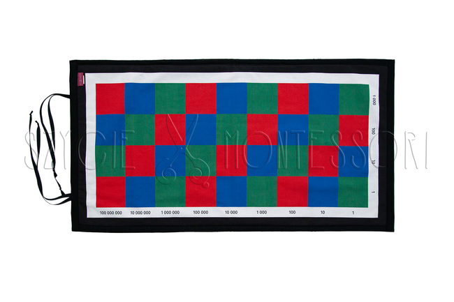 Quilted Checkerboard Mat -printed