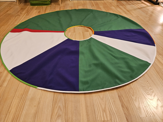 KALENDARZ LITURGICZNY + KOŁO 4 PORY ROKU - mata dwustronna - 140 cm