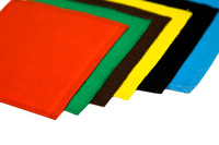 Polishing cloth - flannel - different colors - green