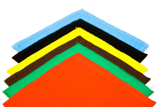 Poliertuch – verschiedene Farben – grün