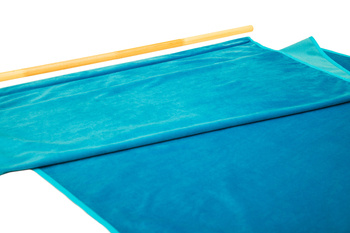 Small carpet for work on the floor - blue
