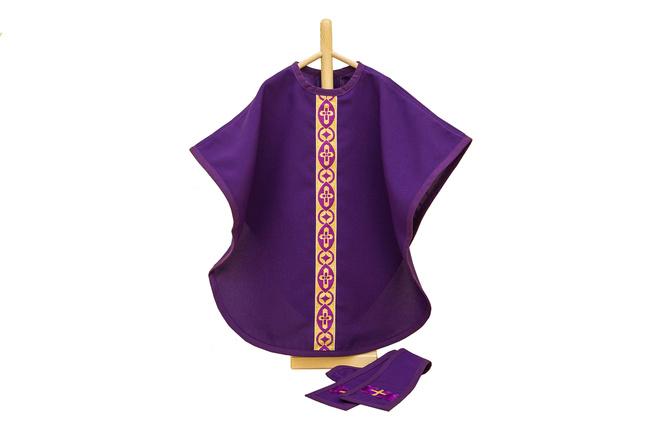 Purple chasuble