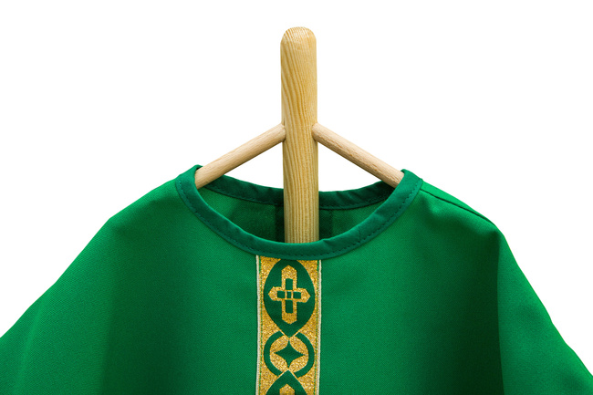 Green chasuble