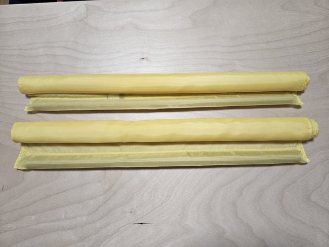 Gelbe Tanzbänder (2 Stück) – 50 cm x 250 cm