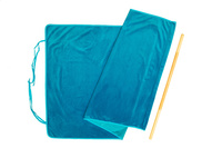 A large rug to work on the floor - blue color