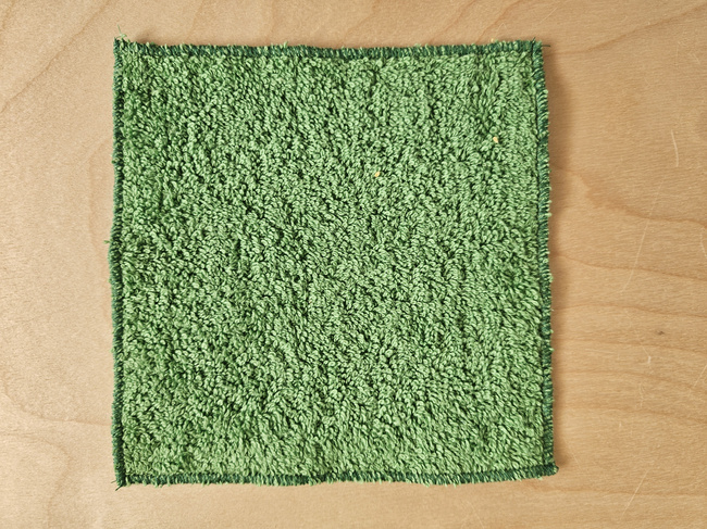 Szmatka do polerowania -frotte - różne kolory - zielona