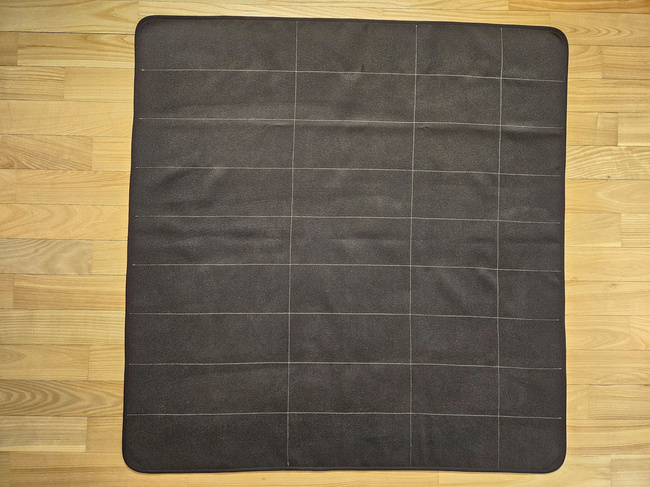 Mat for large math cards and quantities - black