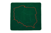 Map of Poland - contour and auxiliary stitching - SMALL