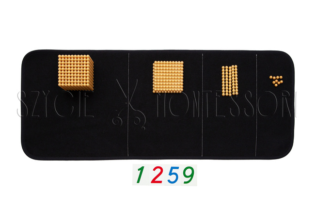 Small math mat - black