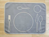 rectangular placemat - printed