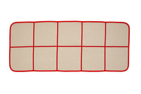 Language card mat - two rows of 5 squares each