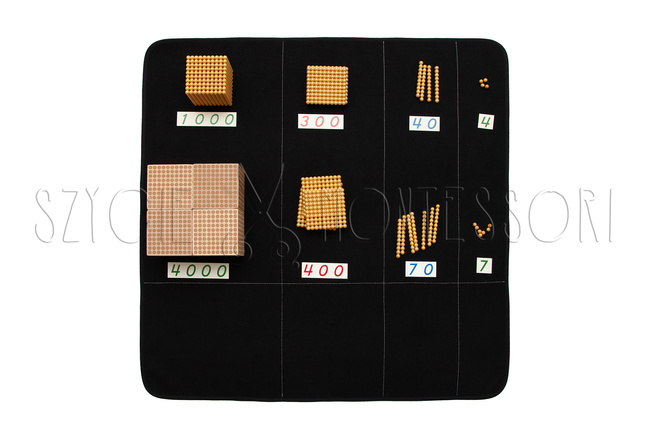 Math mat for calculations - black