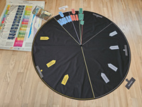 Zegar er - okrągła mata 140cm