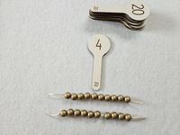 Ergänzen bis 20 – zweiseitige Mathe-Lollis