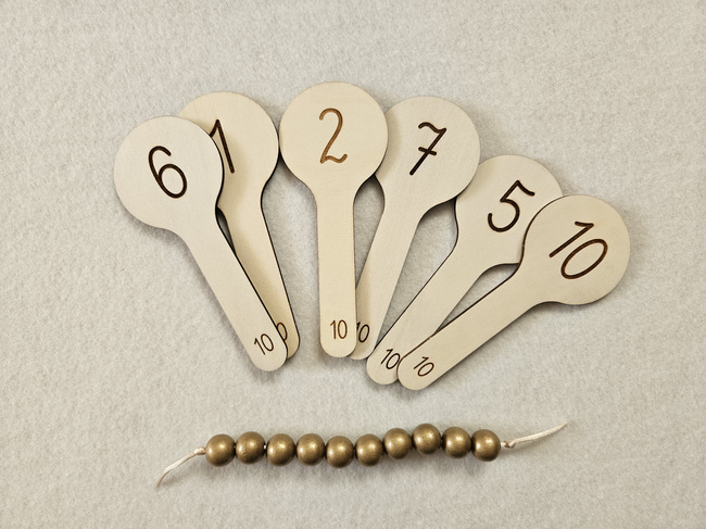 Complements to 10 – Double-Sided Math Lollipops