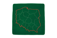 Mapa Polski - podział administracyjny - województwa DUŻA