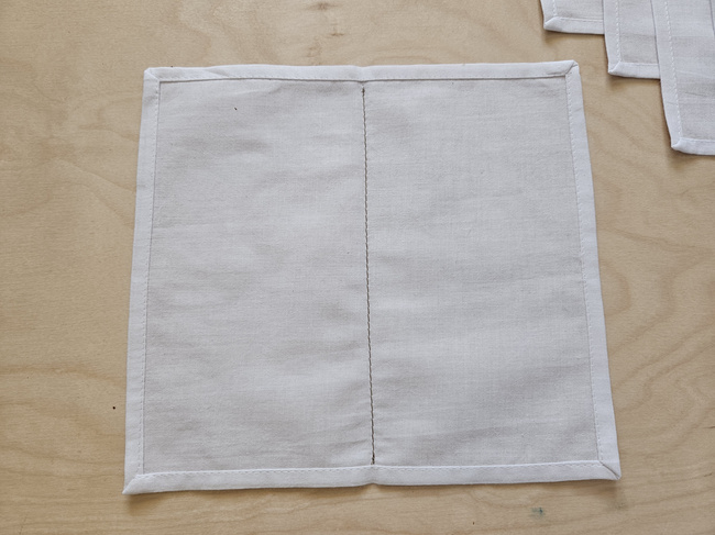 Meal Napkins – White Cotton – Set of 6