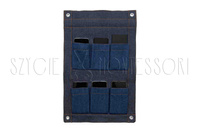 Cell phone storage mat - 6 pockets - without applications - PROTOTYPE