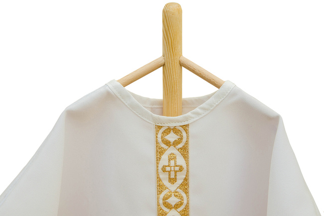 White chasuble – educational material for catechesis
