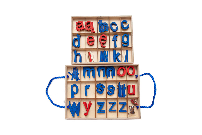 Movable Alphabet – Printed Lowercase Letters (210 pcs)