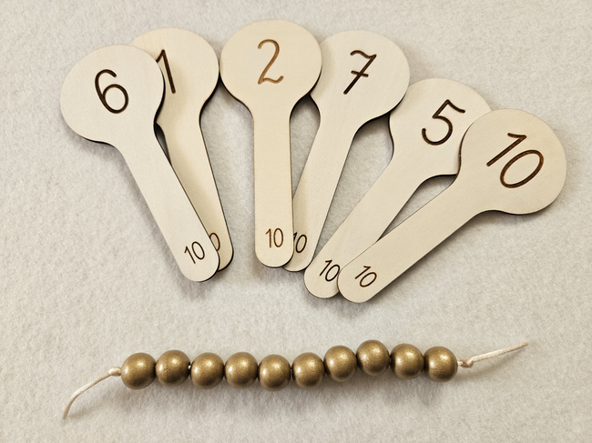 Complements to 10 – Double-Sided Math Lollipops