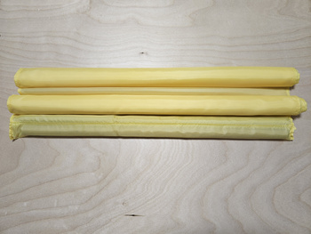 ŻÓŁTE pasy do układu tanecznego (2 szt. w komplecie) 50cm x 250cm