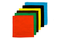 Polishing cloth - flannel - different colors - green