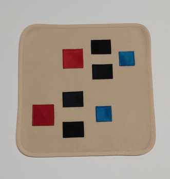 Binomial cube mat - basic version - without auxiliary lines