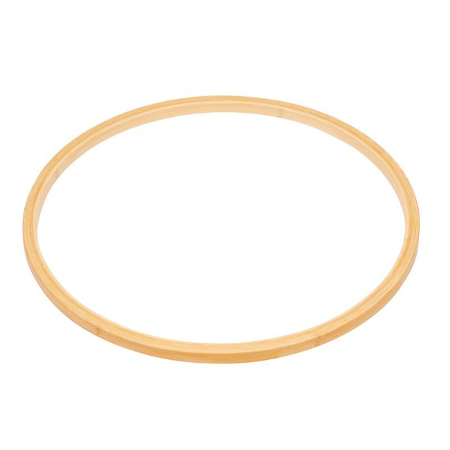 Hula-Hoop: transparent lackiert (45 cm.)