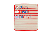 Movable alphabet mat 3 lines -- layout as in a notebook -- (printed letters)