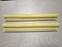 Gelbe Tanzbänder (2 Stück) – 50 cm x 250 cm