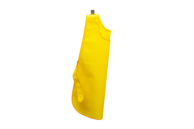 Apron fastened at the front - yellow - waterproof