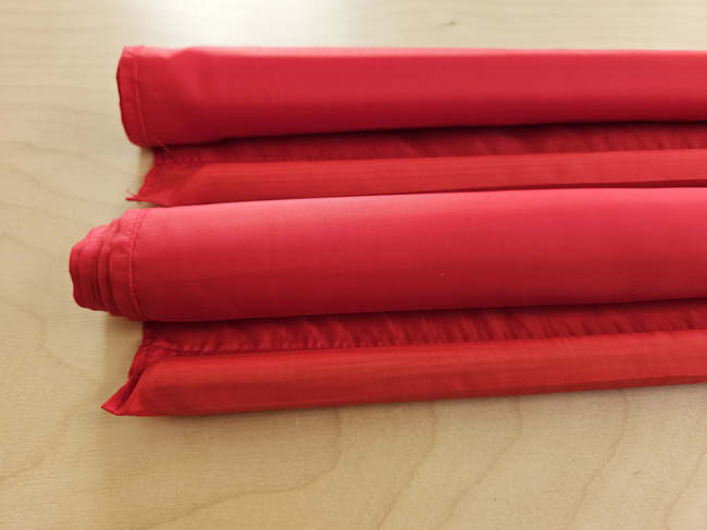 Rote Tanzbänder (2er-Set) – 50 cm x 250 cm