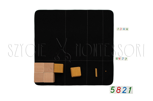 Math mat for calculations - black