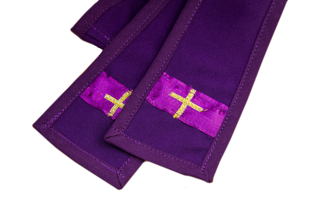 ornat fioletowy, pomoc edukacyjna do katechezy