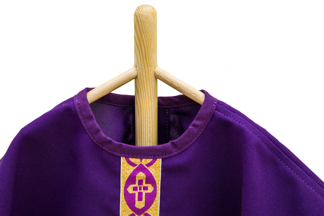 ornat fioletowy, pomoc edukacyjna do katechezy