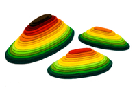 góry z filcu - zestaw 3 szt.